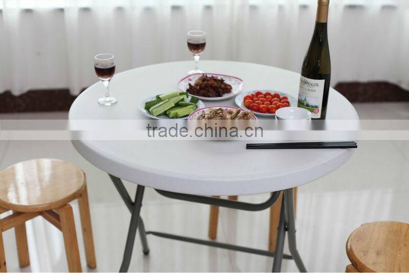 HL-Y80 Small Plastic Rround Folding Table for Rading or Writting