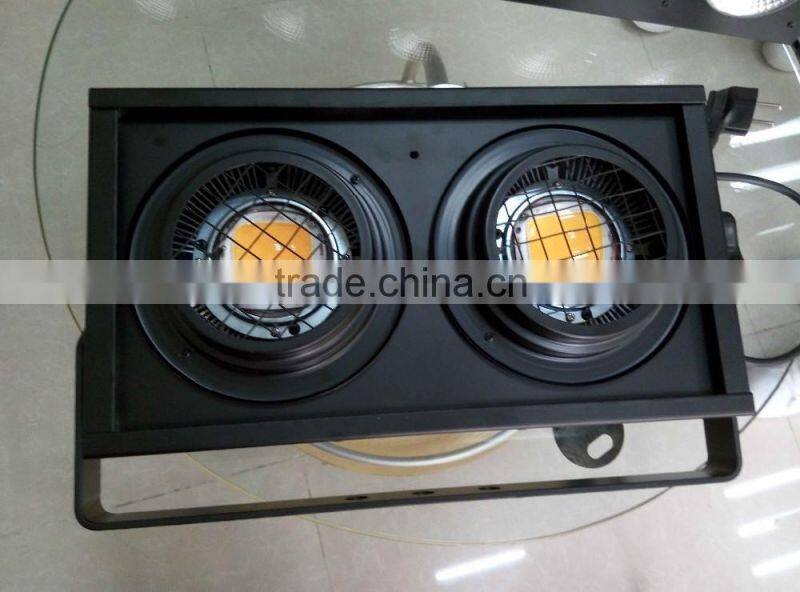 Hot sales !!! New version audience blinder light used 2pcs high power 100w cob led stage light LED Blinder
