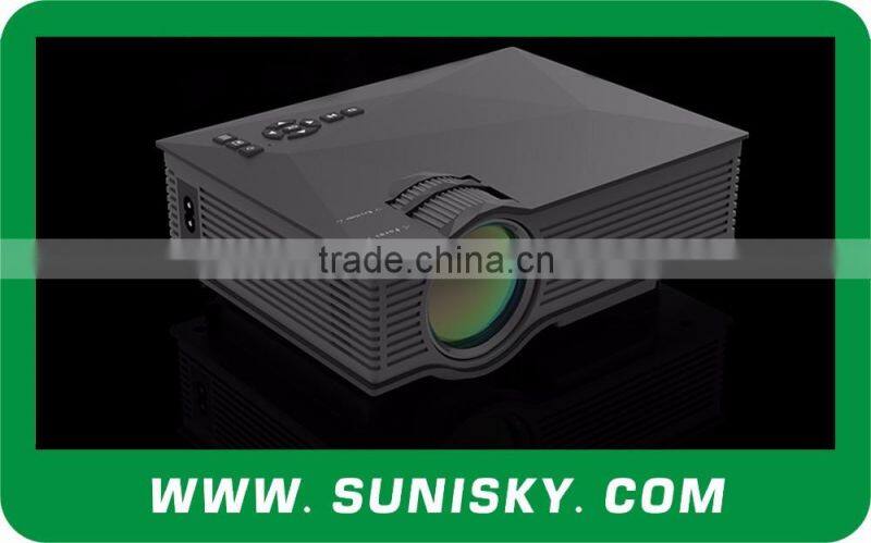2016 WiFi Small LCD Projectors High Brightness LED Projector for Meeting, Training (SMP46)