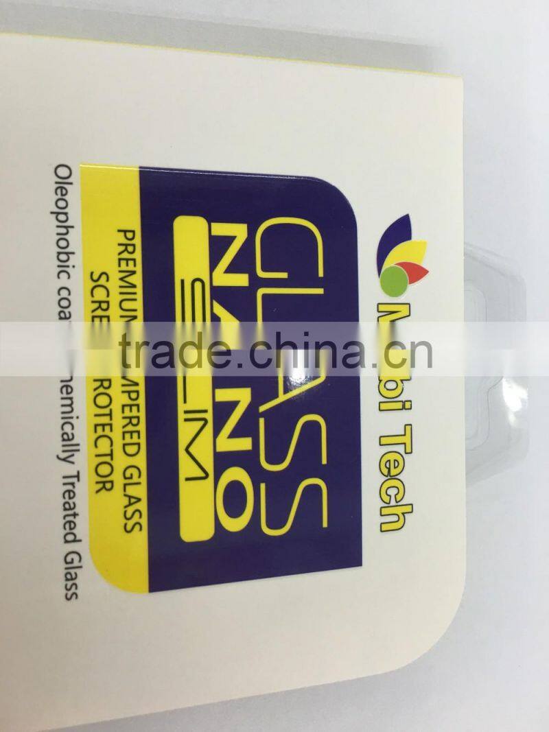 new design Tempered Glass protector packaging paper box, retail display box for temper glass protector package