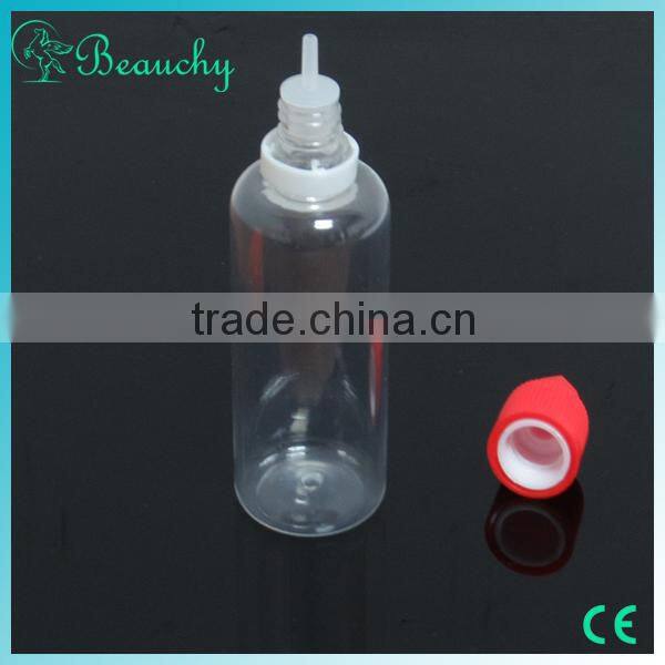 China alibaba 50ml PET tamper proof bottles droppers with color tamper caps
