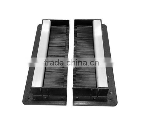 Data center plastic rectangle brush grommet