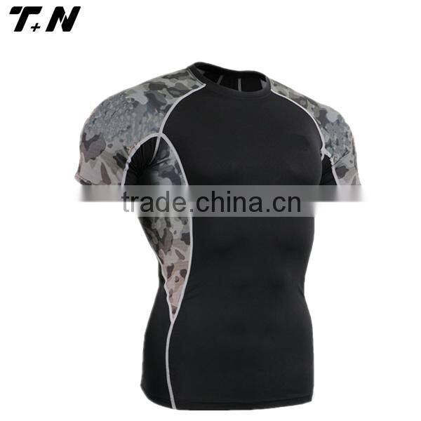 mens fitness rash guard sublimated manufacturer
