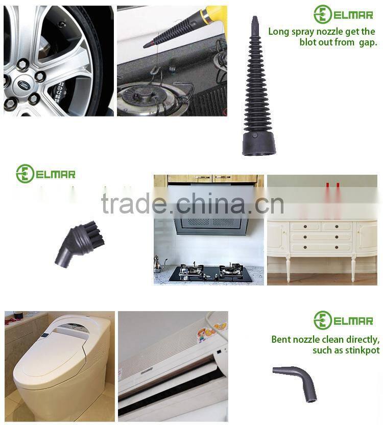 3.2bar steam cleaner with 9 parts