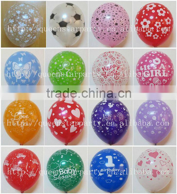 Happy birthday balloons Global printing balloons for festivals