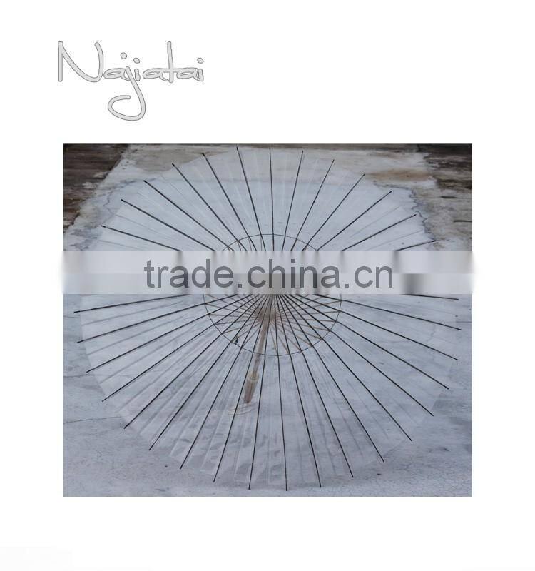 Transpoarent Hand Painted Handmade Japanese PVC Paper Umbrella