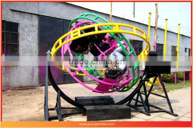 Supper fun! hot selling theme park amusement games human gyroscope rides for sale
