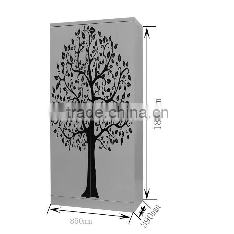 Luo Yang Factory Best Selling Steel Swing Door Cupboard/Wardrobe Closet