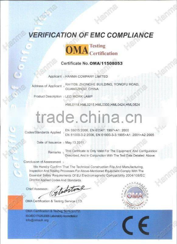 GuangZhou 2013 new!!CREE CHIPS!! led work lights for truck,auto led work lights,construction working light.IP67,CE,Rohs,EM