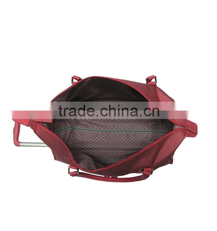 LARGE CAPACITY FASHIONABLE DUFFLE TROLLEY BAG FOR MAN AND WOMEN