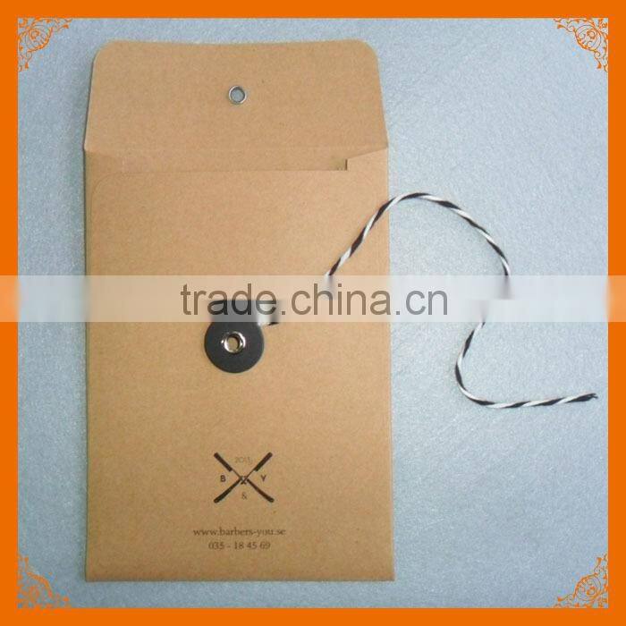 c6 kraft paper envelope with string