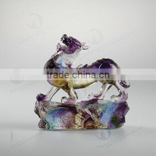 auspicious animal Western region desert cultural mascot liuli crafts