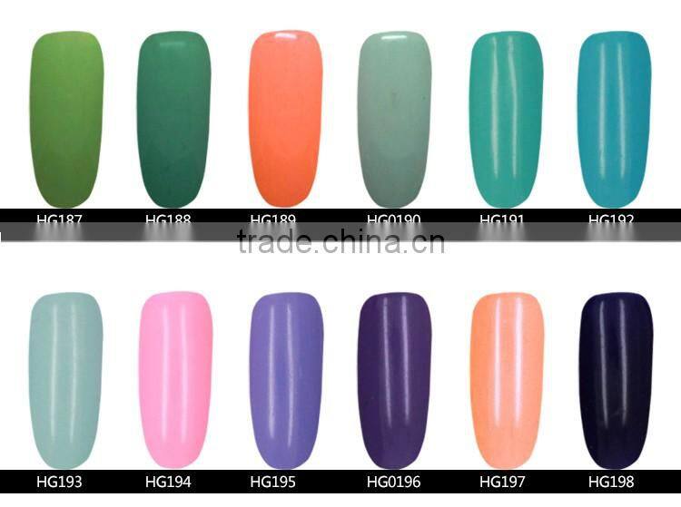 Popular 15ml UV Gel Nail Polish Soak Off UV Color Gel, Professional Nail UV Gel
