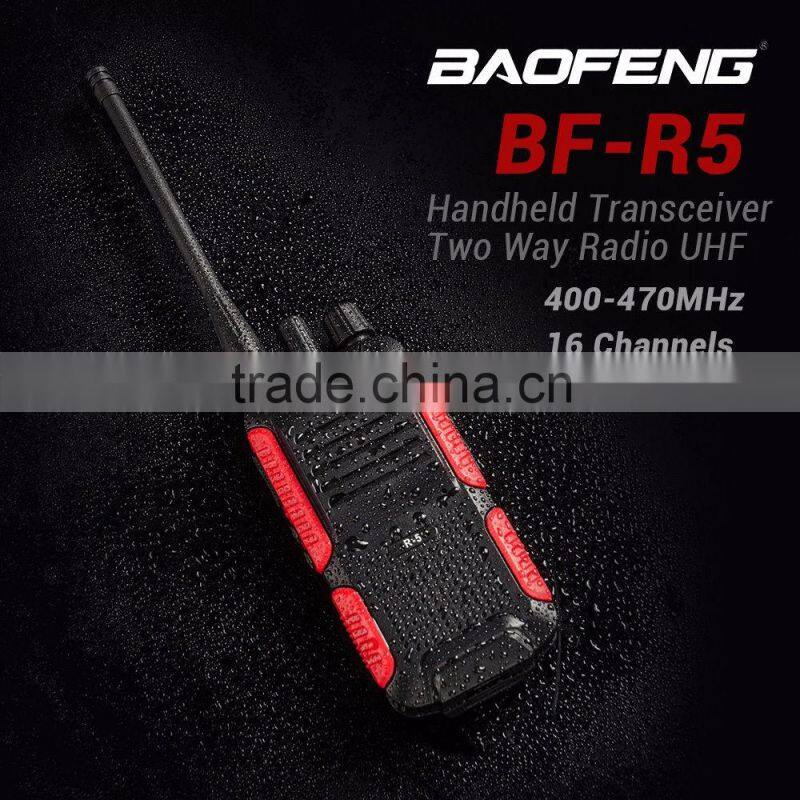 BAOFENG R-5 Handheld Two Way Radio UHF 400-470MHZ 5W Walkie Talkie FM Transceive