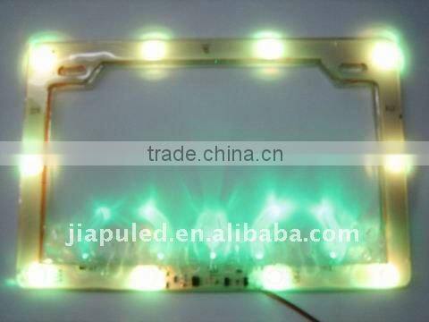 2015 New LED motorcycle license plate frame