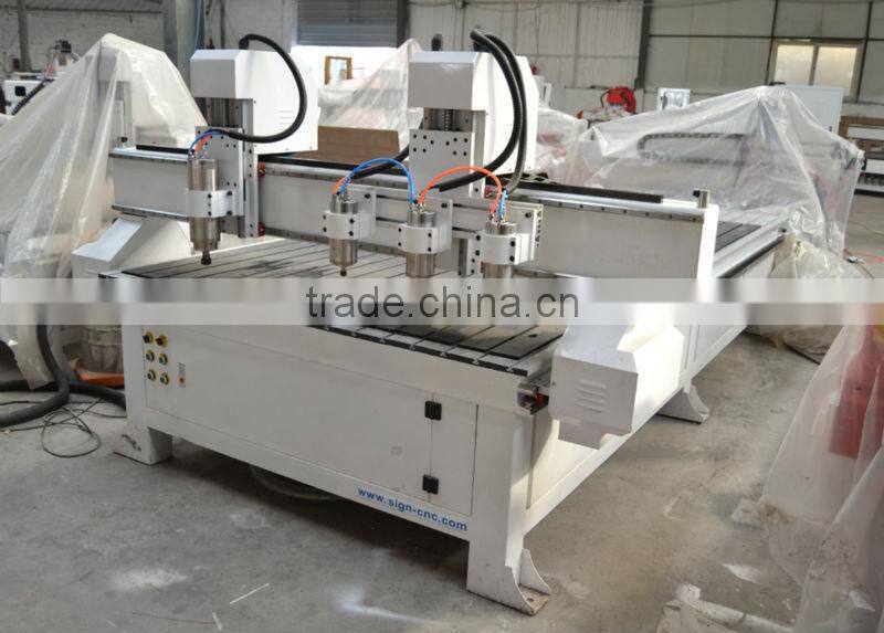 China cheap price multi spindle 3d cnc router/ 4 heads high quality router cnc machine price