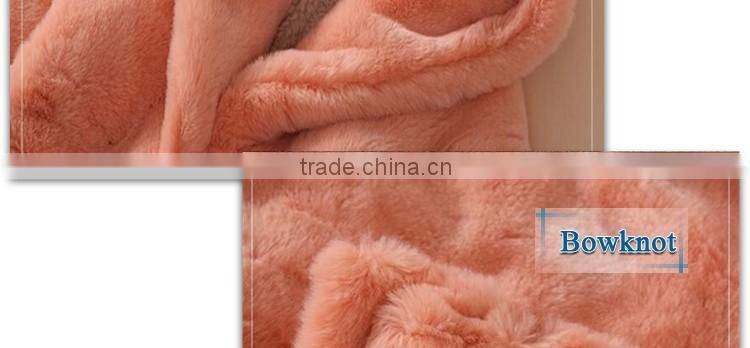 girl winter fake fur clothes, hooded fur coat for kids