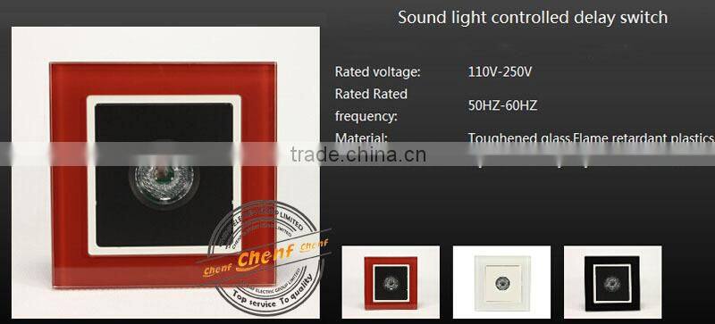 Hot High Quality Wall Mounted Electric Voice and Light Control Switch