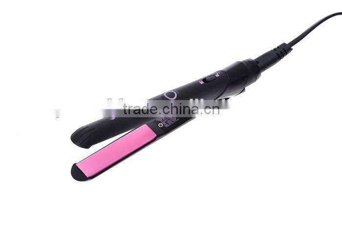 Fine good quality mini straightener travel hair flat iron