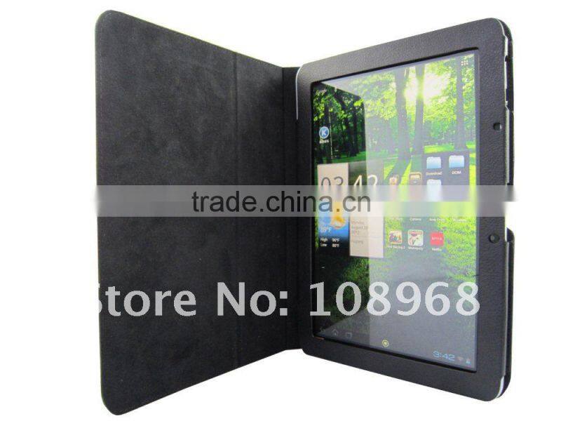 Stand leather case for Acer Iconia A700,free shipping,Black