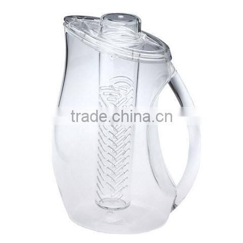 Plastic Beverage Pitcher Fruit Infusion Pitcher