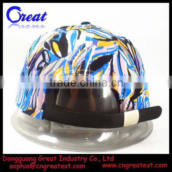 2015 Custom Design Fashion Blue And White Fedora Hat