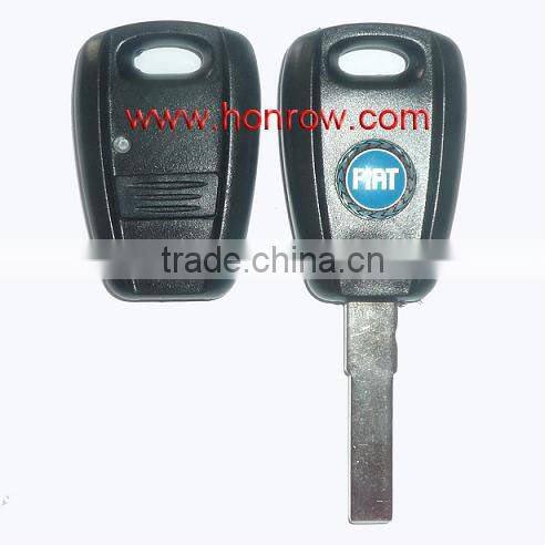 Fiat 1 button remote key blank & blank key & key shell