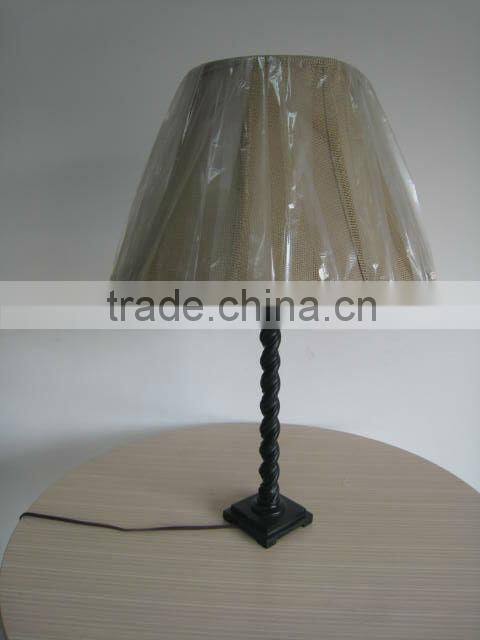 elegant hand-painted power outlet hotel table lamps