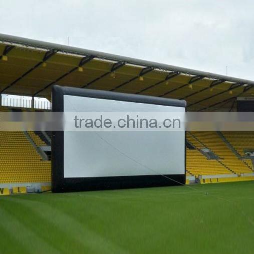 Outdoor inflatable rear projection screen for sale