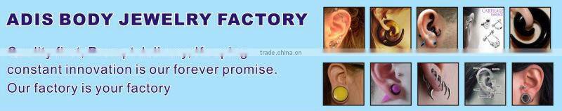 Colorful Acrylic Double Flared Flesh Tunnel Plug Expander