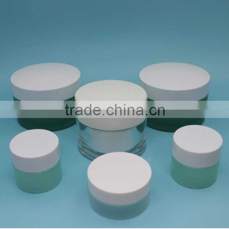 Plastic cosmetic packaging cream jar