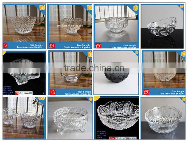 Wholesale new dinnerware crystal glass punch bowl