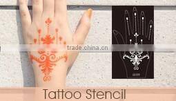 DIY Wholesales Laser Silver Nail Salon Stencil