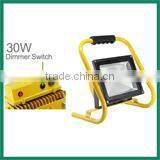 Portable Battery LED Work Lights IP65 Outdoor 20W Rechargeable LED Work Light 12V 24V Epistar Power LED Rechargeable Flood Light