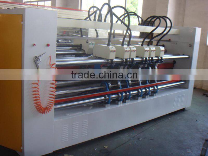SMBD-QDD-2700 blades & scorers both move by electric offline thin blade slitter scorer