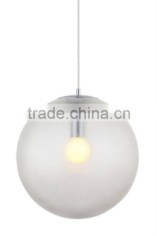 Vintage Style Clear Plastic Hanging Lamp,E27 Low Energy Plastic Globe Ceiling Pendant Light Shade