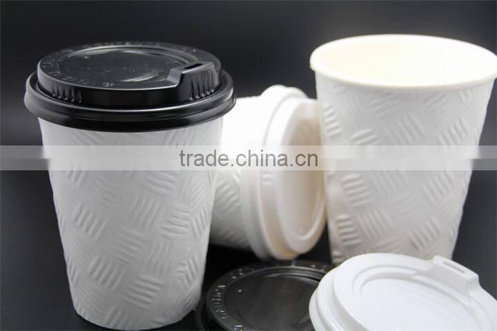 Doule wall paper coffee cups for chain shops