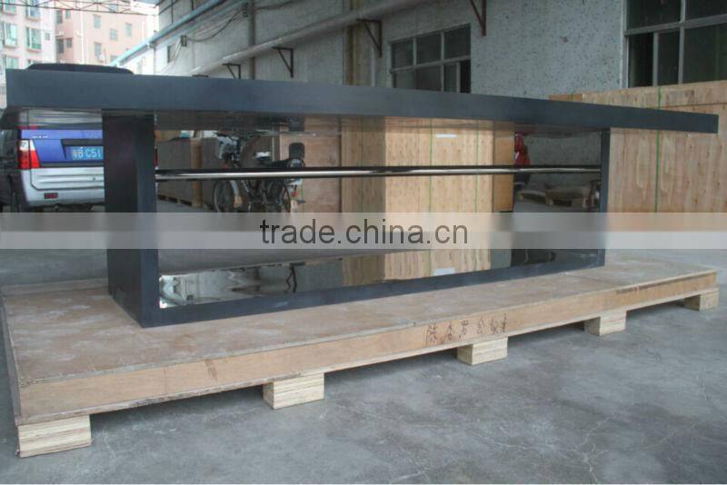 Best Selling Marble Conference Room Meeting Table Black Marble