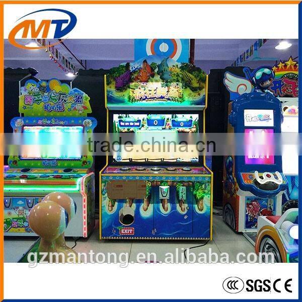2016 new arrival and Funny Crazy Crocodile kids hitting game machine for sale