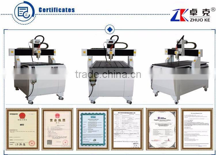 Hot Sale CNC Router Machine ZK-6090 For Non-Metal Materials 600*900MM With Temperature Display&DSP Offline Control System