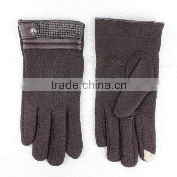 finger touch screen gloves for smartphone with conductive materials on fingertips,black,heather grey,coffee,navy