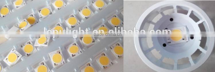 cheapest factory price dimmable 5watt 2700k cri85 led lamp gu10 with reflector cup