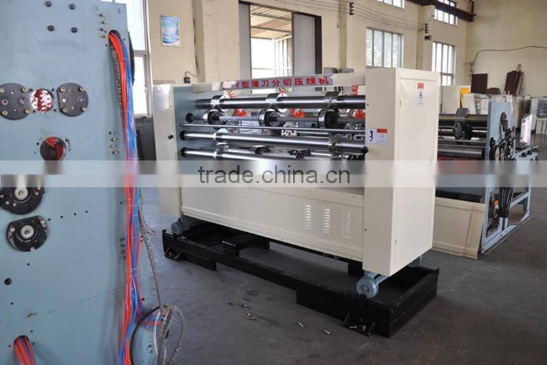 thin blade cardboard corrugated slitter scorer machine