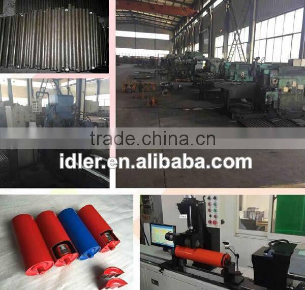 Steel Troughing Idler Rollers, Belt Conveyor Rollers, Conveyor Steel Roller