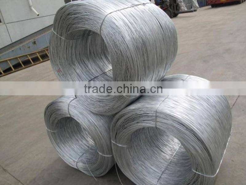 Hot dipped galvanized wire