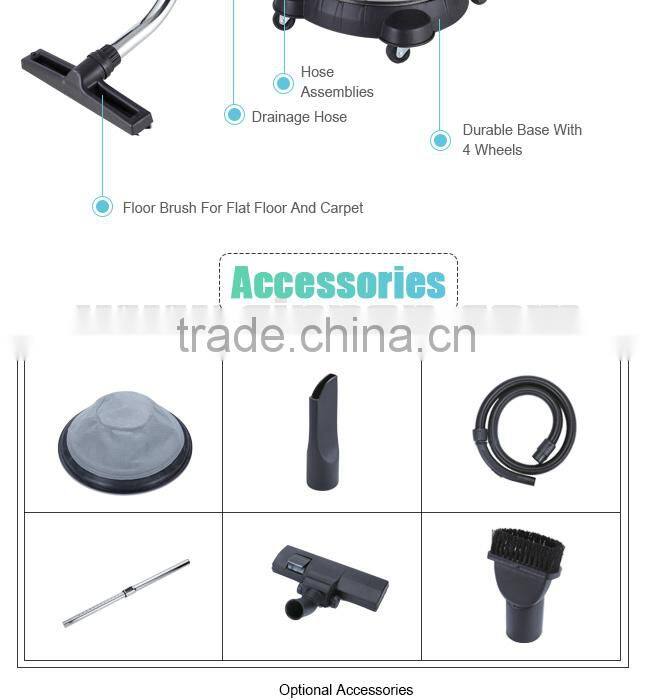 Hot selling 50 Litres wet and dry industrial vacuum cleaner
