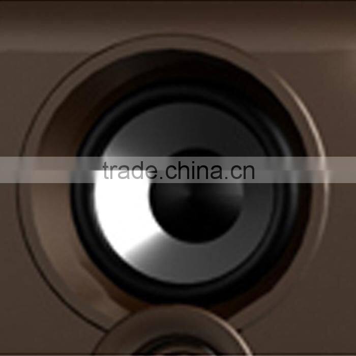 2.1 Wooden Home Theatre Speaker with USB port SD card and Fm radio