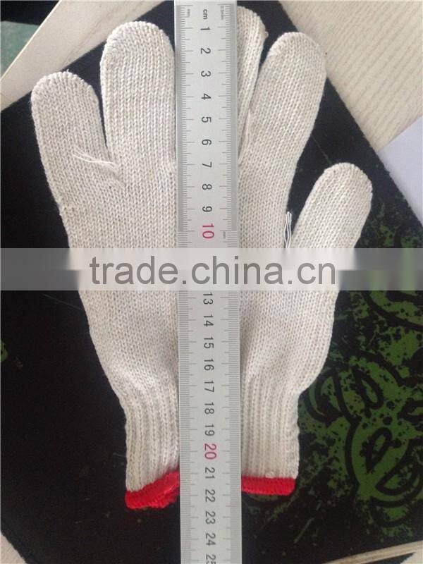 knitted cotton hand gloves