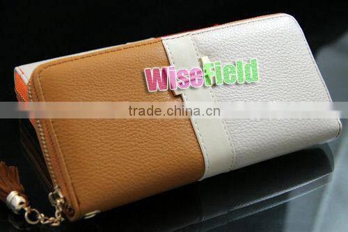 Women Fringe Purse Wrist Clutch Lady Wallet PU leather Card Slot Bag