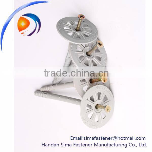 Wall building insulation plastic nail